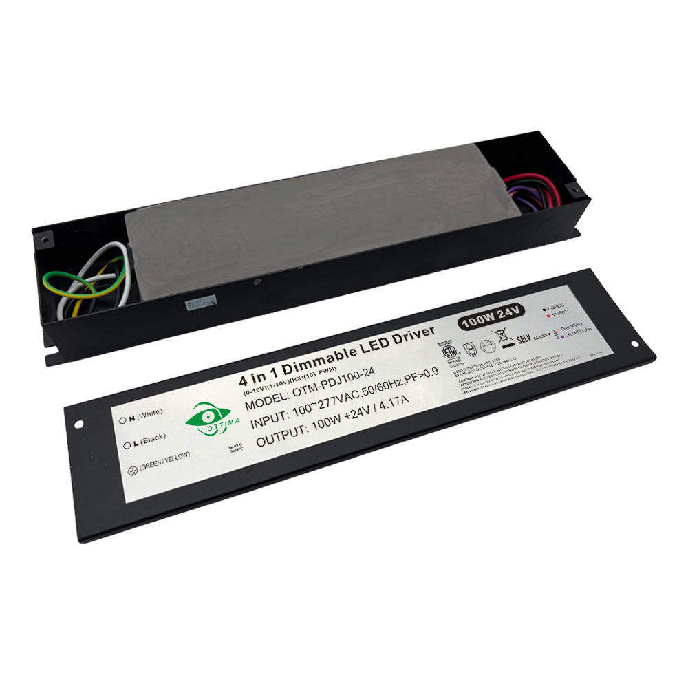 100W Constant Voltage 0-10V Dimmable LED Driver Junction Box