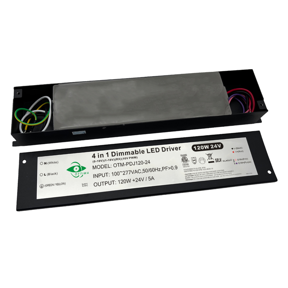 120W Flicker-Free LED Drivers Safe & Reliable