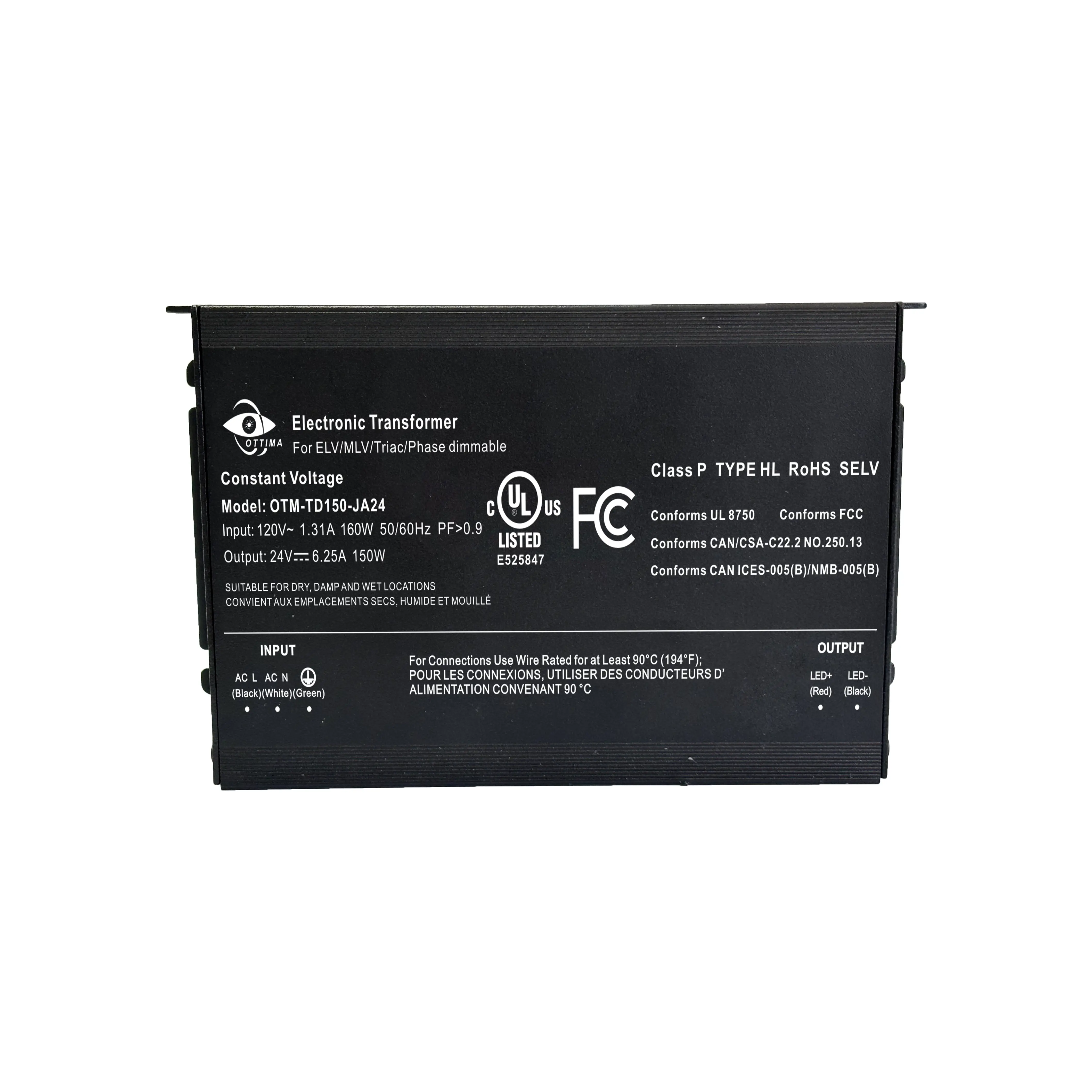 150W Custom Triac Dimmable Electronic Transformer