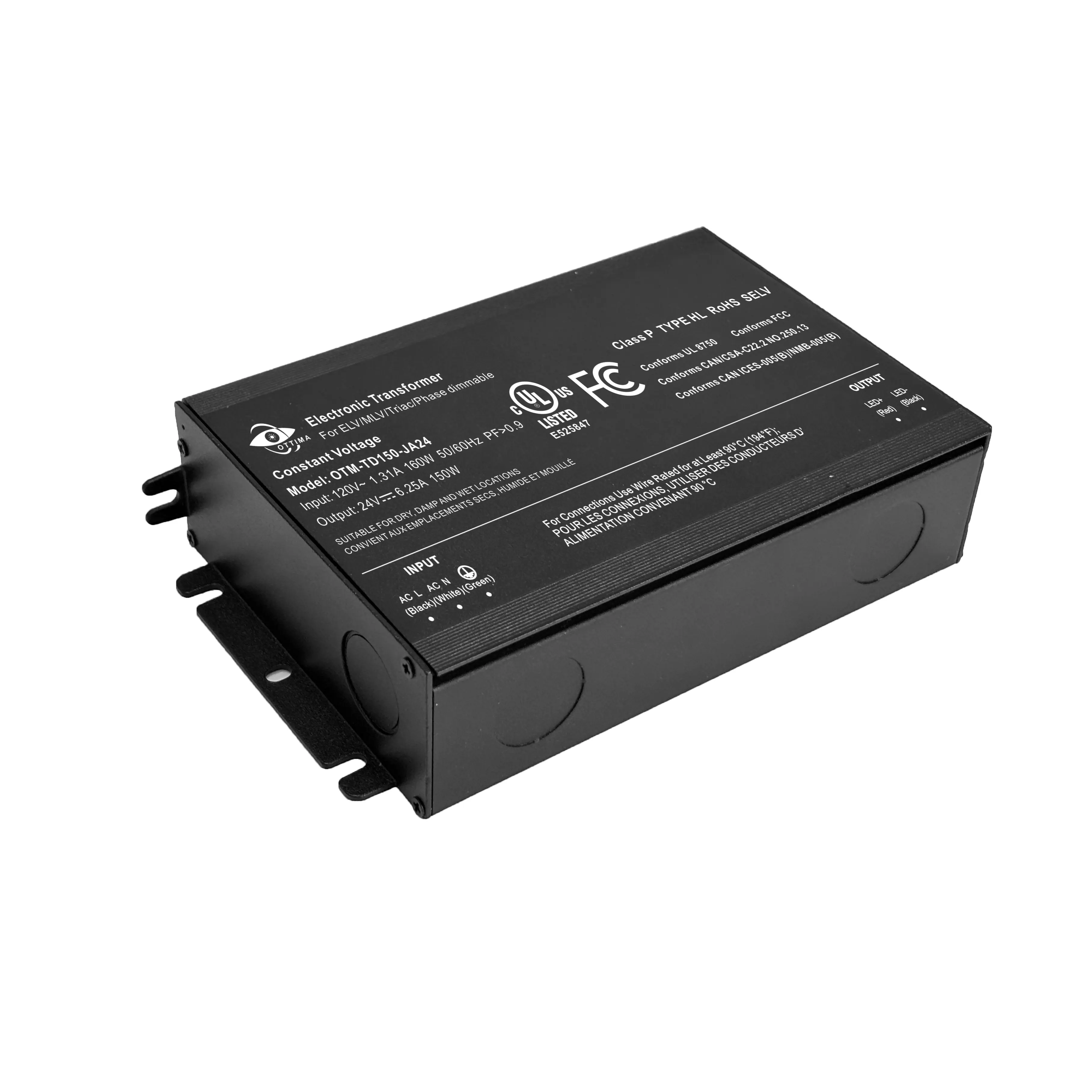 150W Custom Triac Dimmable Electronic Transformer