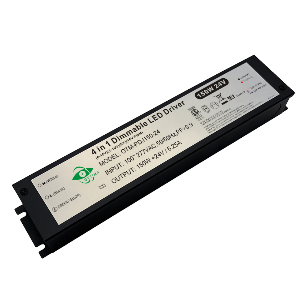 150W PWM Dimmable Constant Voltage LED Driver Junction Box IP54