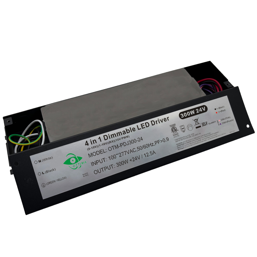 300W 0-10V PWM Dimmable LED Driver Junction Box IP54