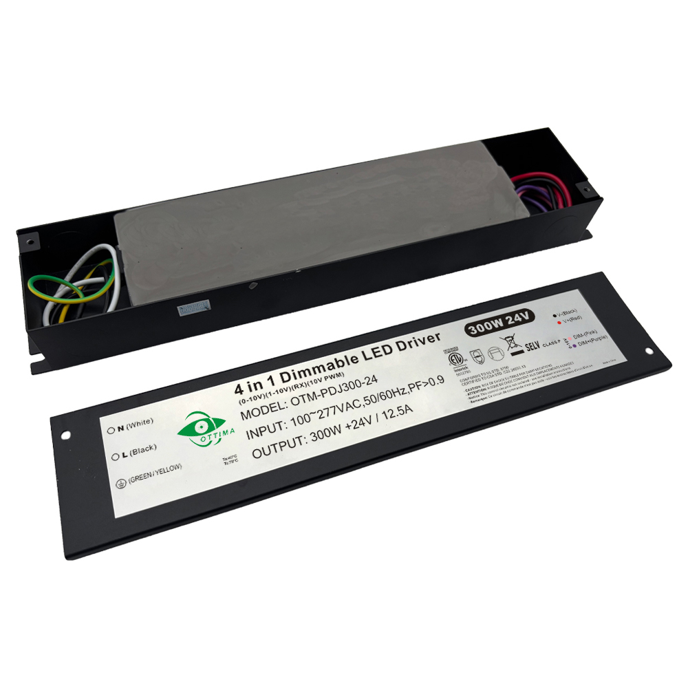 300W 0-10V PWM Dimmable LED Driver Junction Box IP54