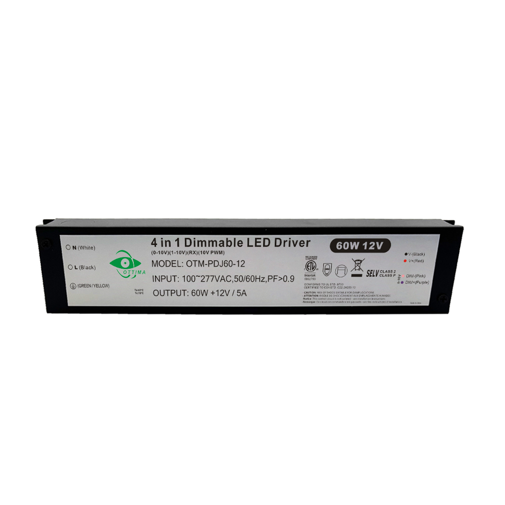 60W Commercial LED Driver High Efficiency LED Power Supply