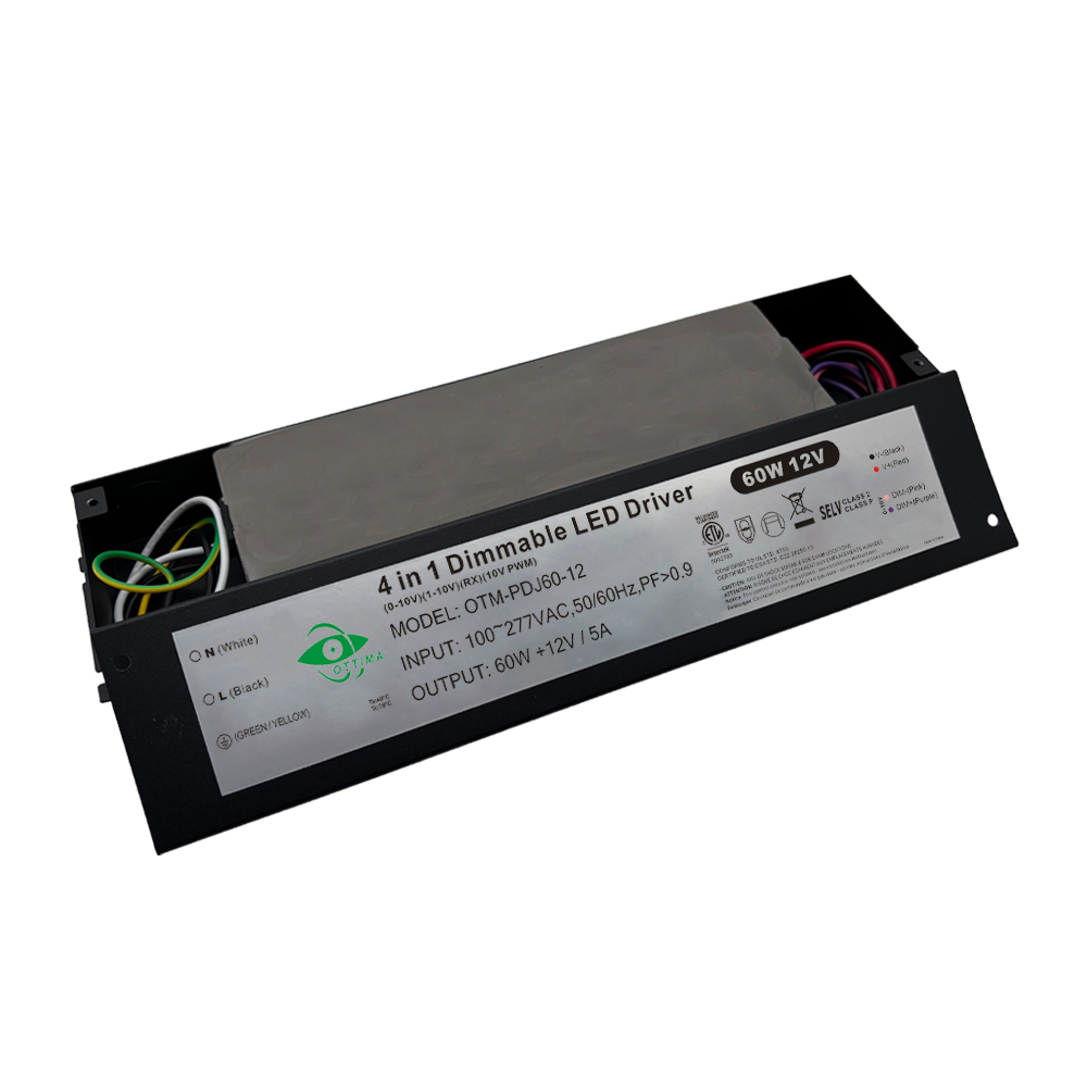 60W Commercial LED Driver High Efficiency LED Power Supply