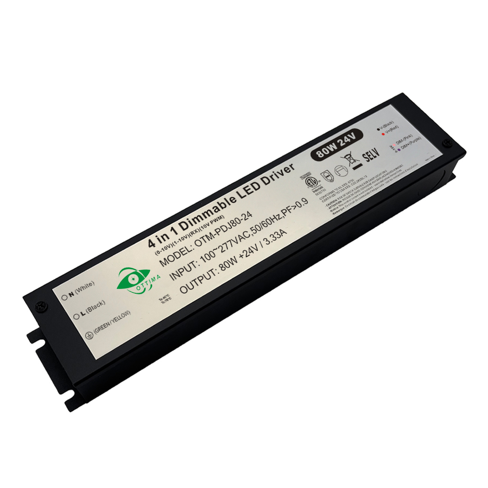 80W UL Certified LED Drivers Dimmable Junction Box