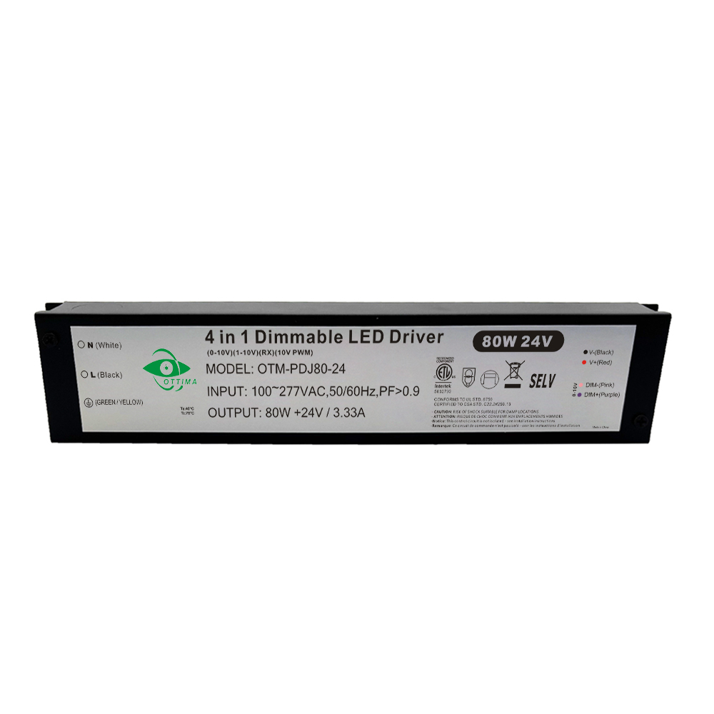 80W UL Certified LED Drivers Dimmable Junction Box