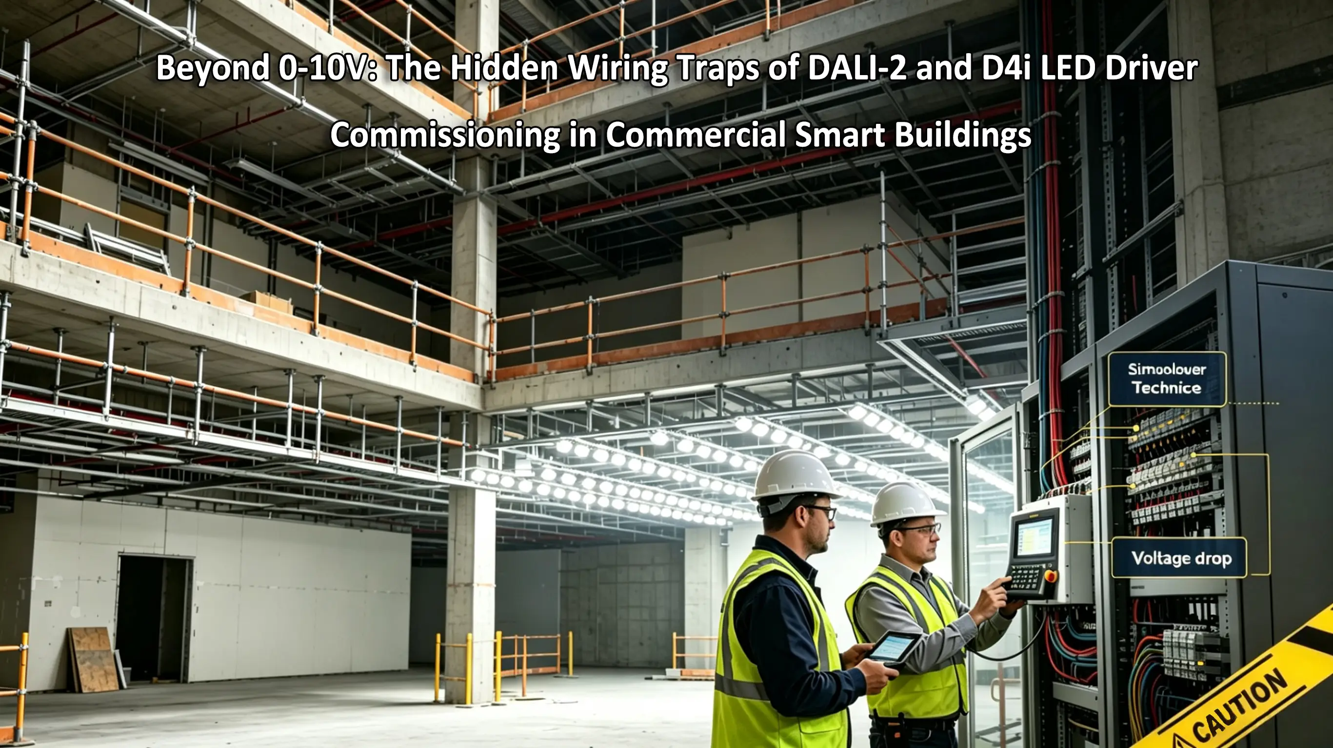 Beyond 0-10V: The Hidden Wiring Traps of DALI-2 and D4i LED Driver Commissioning in Commercial Smart Buildings