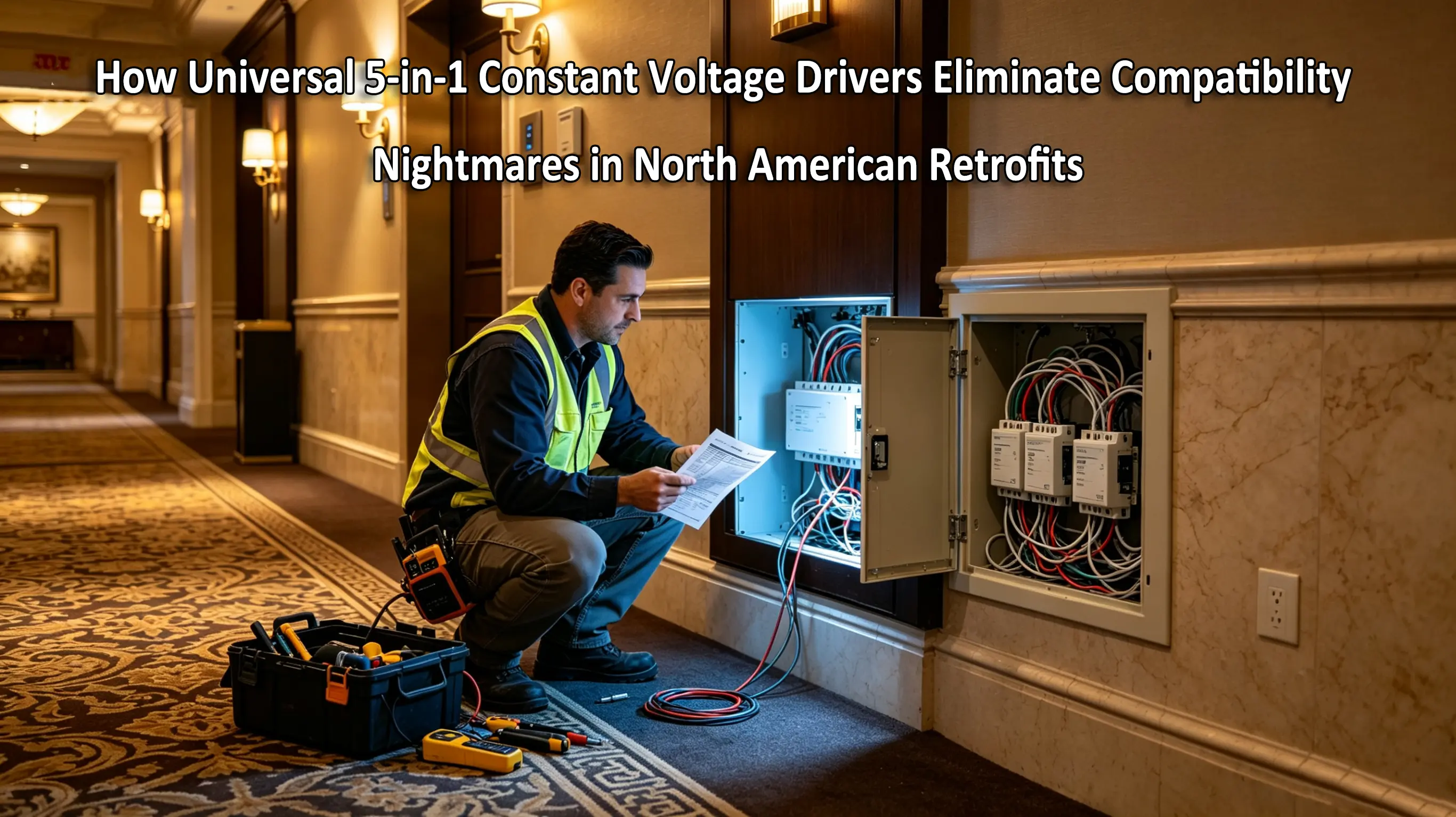 How Universal 5-in-1 Constant Voltage Drivers Eliminate Compatibility Nightmares in North American Retrofits
