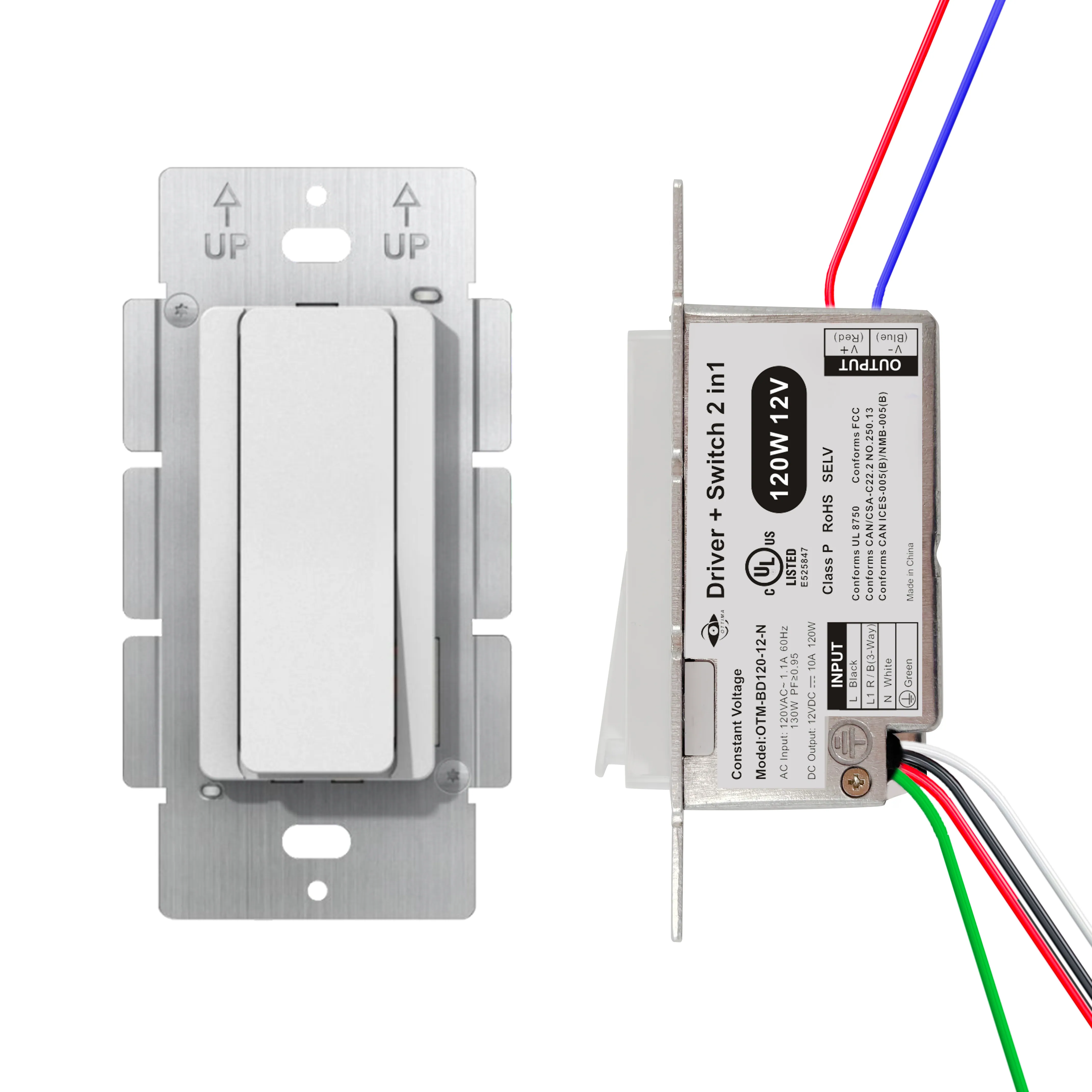120W LED Power Supply with Switch On/Off Space Saving Lighting